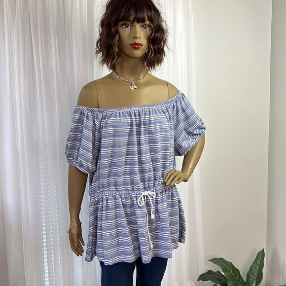 Lane Bryant Peasant Style Top 22/24 - Picture 2 of 7